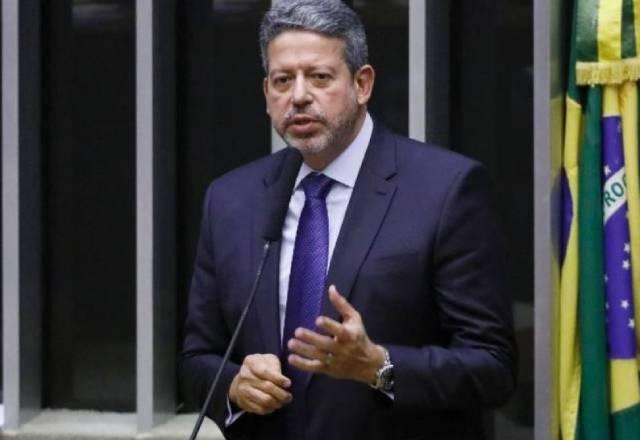 O presidente da Câmara, Arthur Lira