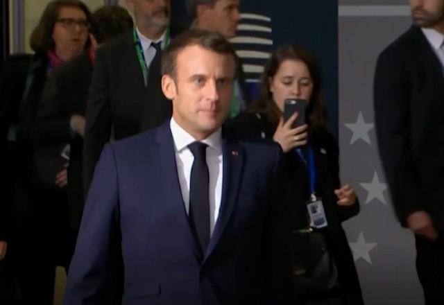 O presidente da França Emmanuel Macron