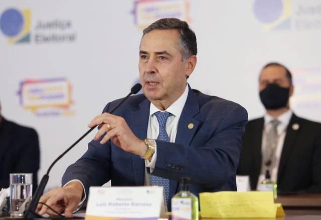 O presidente do TSE, Luis Roberto Barroso