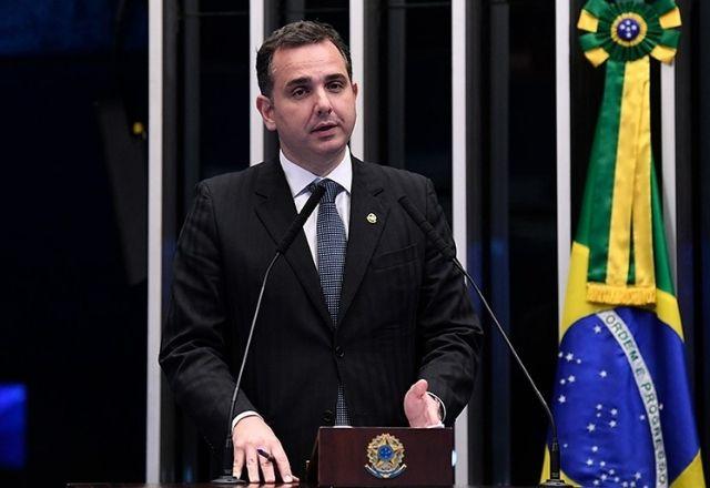 O senador Rodrigo Pacheco
