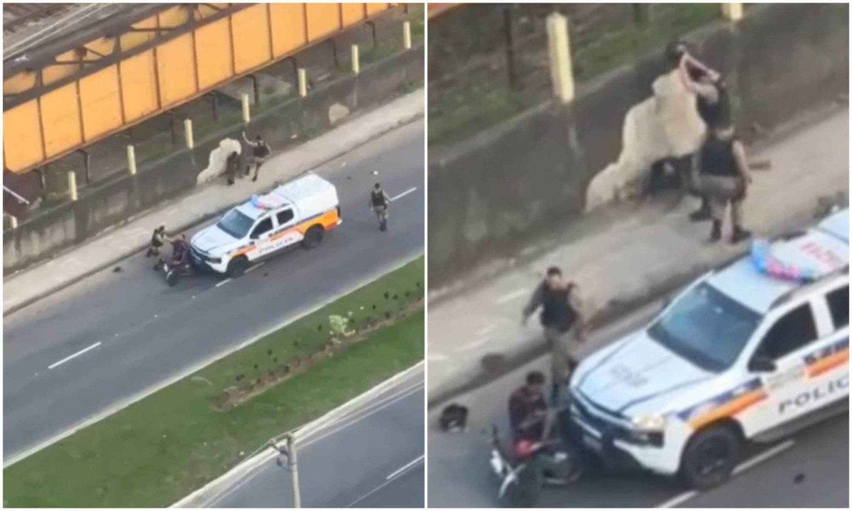 Ocorrência foi registrada na Avenida Presidente Juscelino Kubitschek, na altura do Bairro Benfica, na Zona Norte da cidade | Reprodução/Redes Sociais