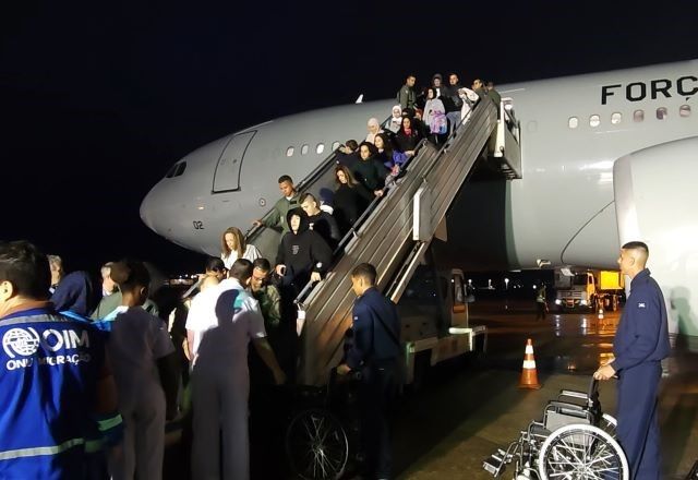 Oitavo voo de repatriação do Líbano | Reprodução/FAB
