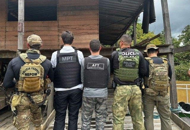Operação contra garimpo ilegal identificou pessoas em situação análoga à escravidão no Amazonas | Divulgação/PF