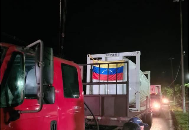 Oxigênio da Venezuela chega ao Amazonas - foto reprodução