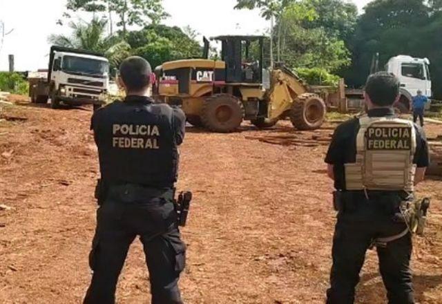 Ação também contou com apoio do Ibama, Ministério do Trabalho, Ministério Público do Trabalho e Força Nacional | Divulgaçãp/PF