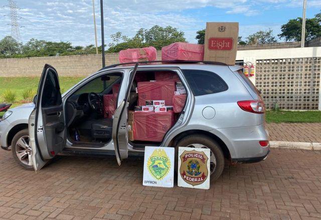 Grupo responsável por contrabando de cigarros é alvo da PF Grupo responsável por contrabando de cigarros é alvo da PF