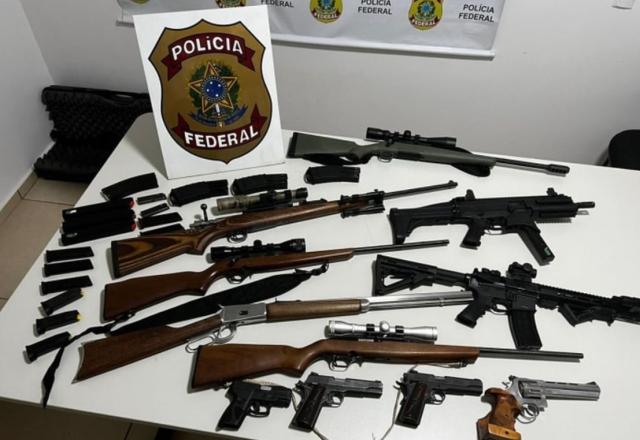 PF apreendeu 29 armas e 7 mil munições em megaoperação contra atos
