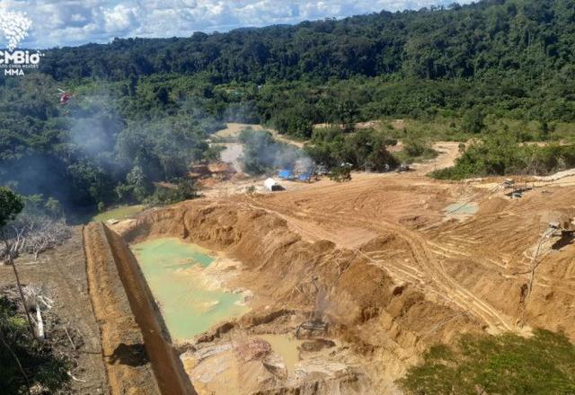 PF encontrou o local por meio do sistema de monitoramento via satélite