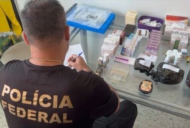 PF faz operação contra venda ilegal de anabolizantes (PF/Divulgação)
