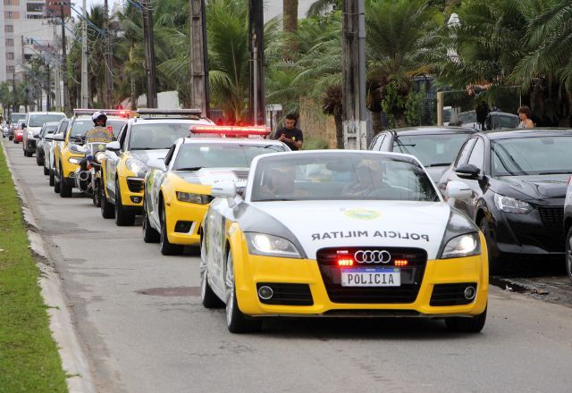Polícia Militar do Paraná utiliza veículos de luxo apreendidos pela Justiça | Divulgação/PMPR