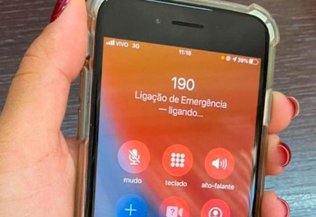 Agressor foi conduzido até a delegacia de Polícia Judiciária, onde está preso à disposição da Justiça | Divulgação/PM