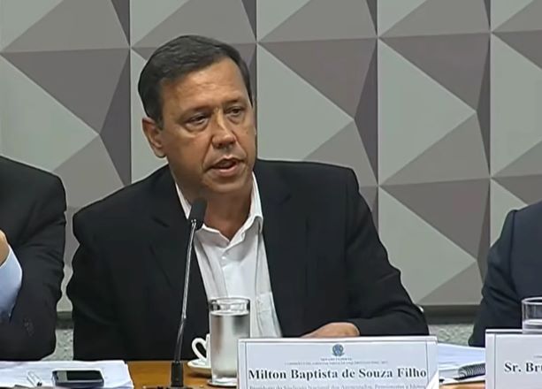 Presidente Sindnapi | Reprodução/ TV Senado