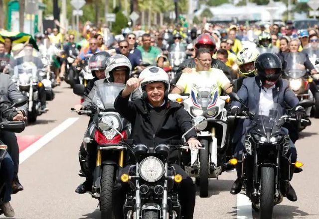 Motociata foi realizada em 11 de junho, durante viagem de Bolsonaro à Cúpula das Américas | Alan Santos/PR