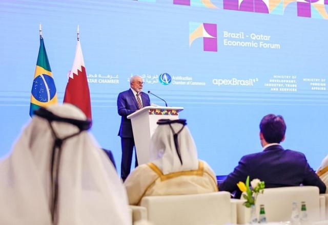 Catar tem papel central em prol da paz no conflito Israel-Palestina, diz Lula em Doha (Ricardo Stuckert/PR)