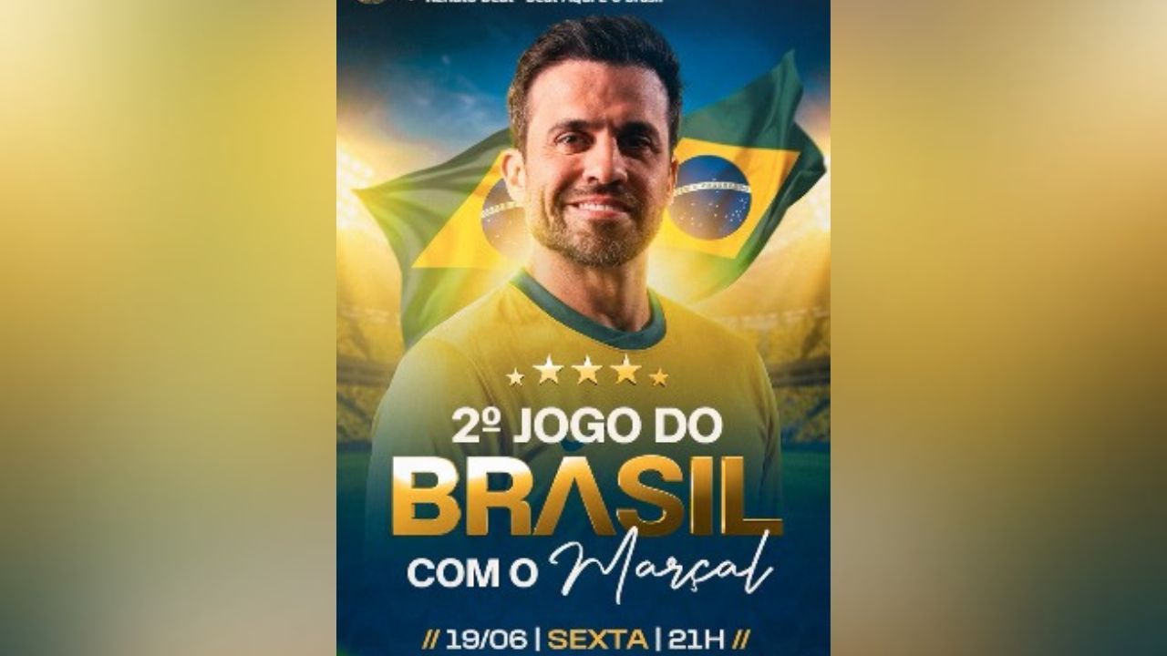Imagem da notícia: Marçal cobra R$ 500 para ver jogo do Brasil com ele em SP Imagem da notícia: Marçal cobra R$ 500 para ver jogo do Brasil com ele em SP
