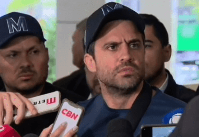 Pablo Marçal após receber alta do Hospital Sírio Libanês, em São Paulo | Reprodução