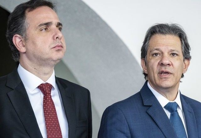 Pacheco e Haddad (Pedro Gontijo/Senado Federal)