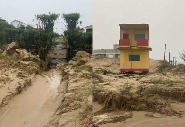 Tsunami meteorológico atinge Santa Catarina - Reprodução/RedesSociais