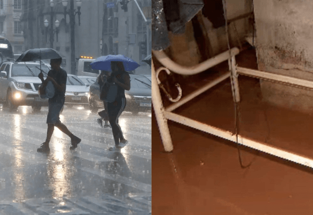 Chuva causa estragos em São Paulo - Reprodução 