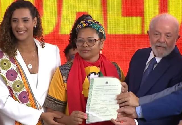 Pagamento de dívida histórica, diz Lula ao assinar pacote de medidas pela igualdade racial (Reprodução)