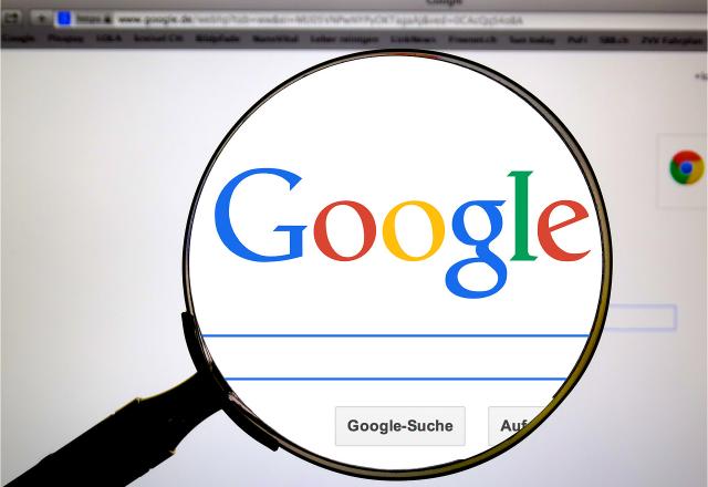 Página de pesquisa do google