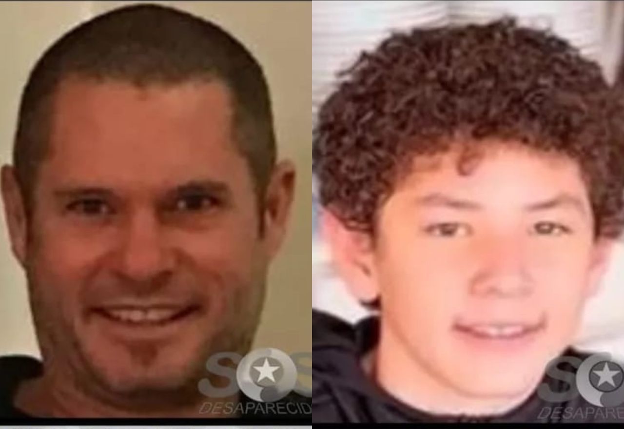 Mark Alexander Cummings Rogers, de 49 anos, e seu filho, Duncan Edward Cummings Castrillo, de 13 - Reprodução