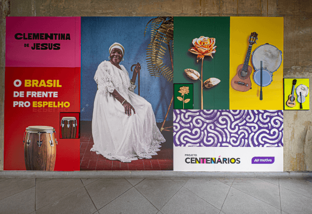 Painel Clementina de Jesus | Foto: Divulgação