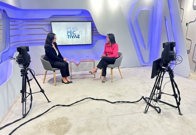 Paola Cuenca entrevista senadora Eliziane Gama (PSD-MA) no Perspectivas | Jessica Marschnner/Divulgação