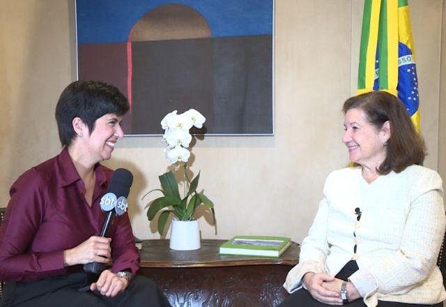 Patrícia Vasconcellos entrevista embaixadora do Brasil nos EUA