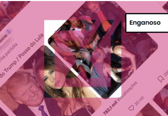 Perfil de humor engana ao comparar posses de Trump e Lula usando fotos de outros eventos | Projeto Comprova