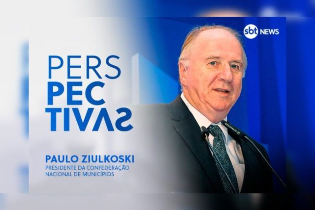 Perspectivas com presidente da CNM, Paulo Ziulkoski | Divulgação/SBT News