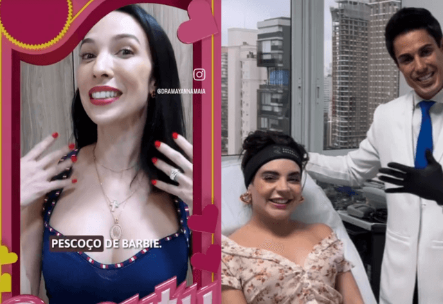 Pescoço de Barbie já foi adotado por influenciadoras como Gkay | Reprodução Tik Tok/Instagram