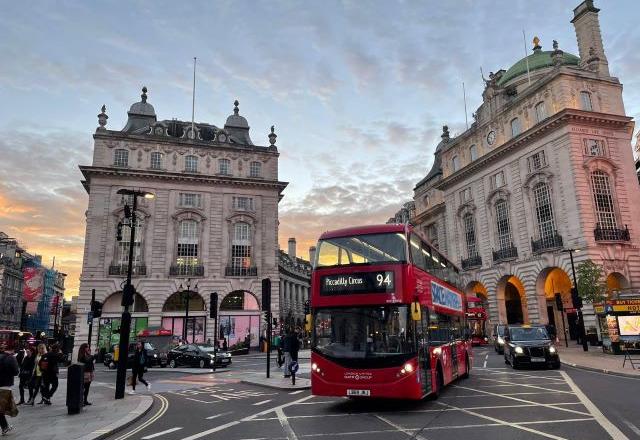 Picadilly Circus, em Londres