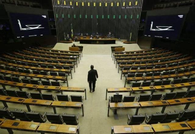 Plenário da Câmara vazio