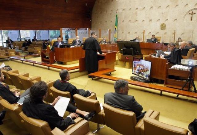 Plenário do STF na votação da retroatividade da Lei de Improbidade