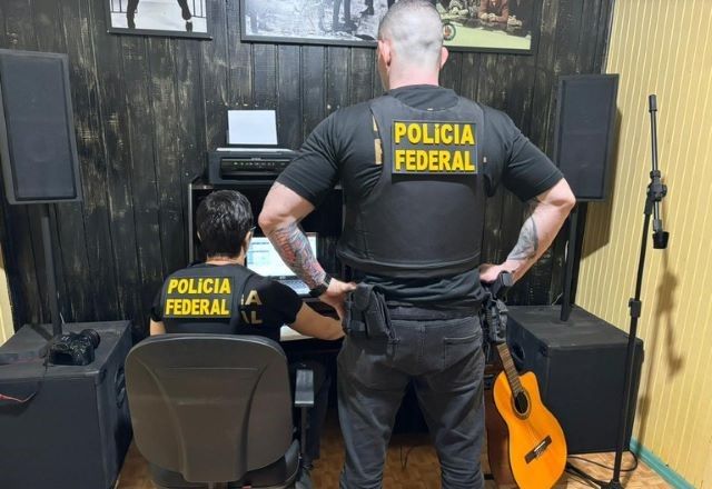 Polícia Federal na operação Terabyte: força-tarefa mobilizou cerca de 750 pessoas | Divulgação/PF