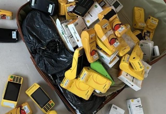 Máquinas utilizadas em fraude bancária | Polícia Federal