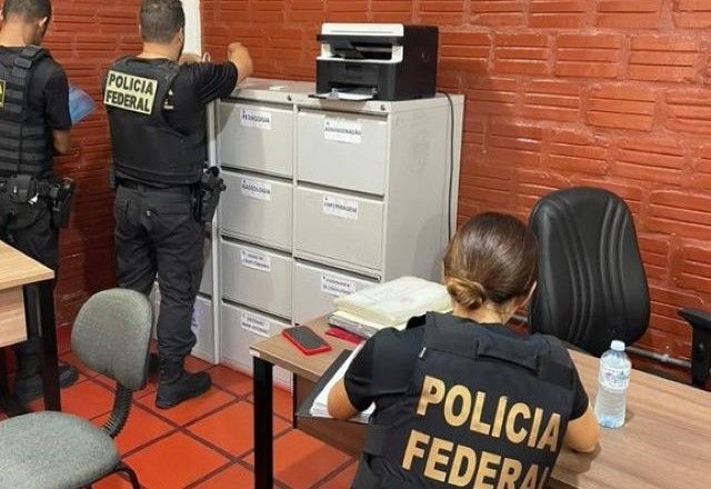 Polícia Federal na Unifap (PF/Divulgação)