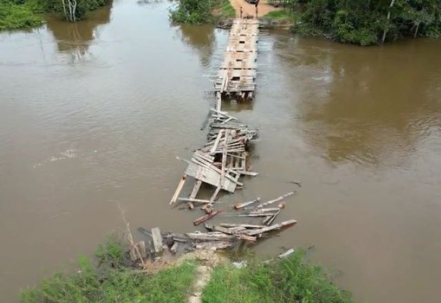 Ponte na Terra Indígena Apyterewa (PF/Divulgação)
