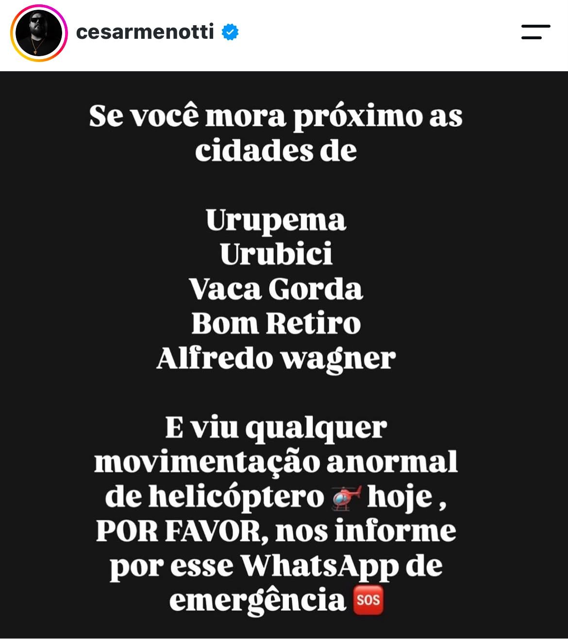 Imagem da notícia: Artistas se manifestam sobre desaparecimento de Rick Imagem da notícia: Artistas se manifestam sobre desaparecimento de Rick
