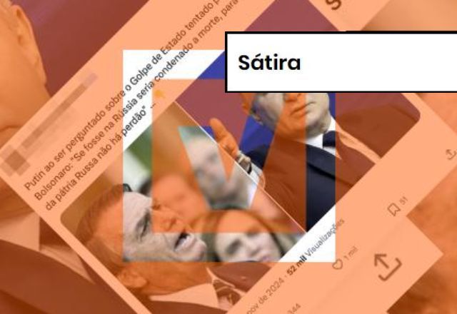 Post que atribui a Putin fala sobre pena de morte para Bolsonaro é satírico | Projeto Comprova