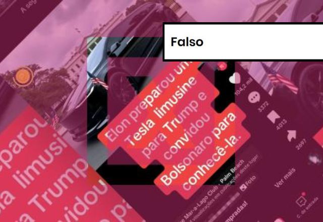 Post sobre limusine da Tesla criada para Trump foi feito por perfil de paródias de Elon Musk | Projeto Comprova