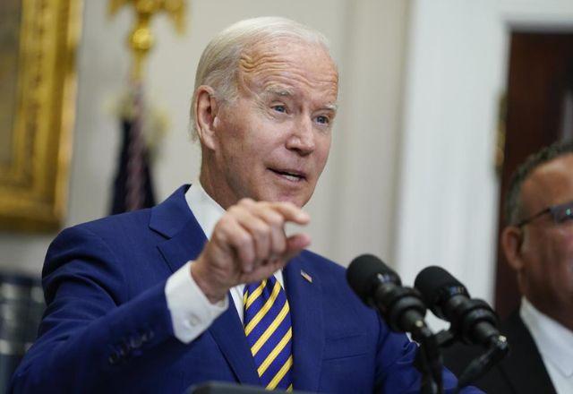 Presidente Biden em anúncio