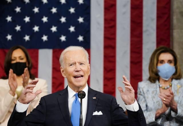 Presidente Joe Biden discursa no Congresso Americano - 100 dias de governo