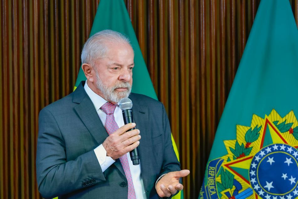 Presidente Lula (PT) discursa em reunião ministerial | Divulgação/Ricardo Stuckert/PR