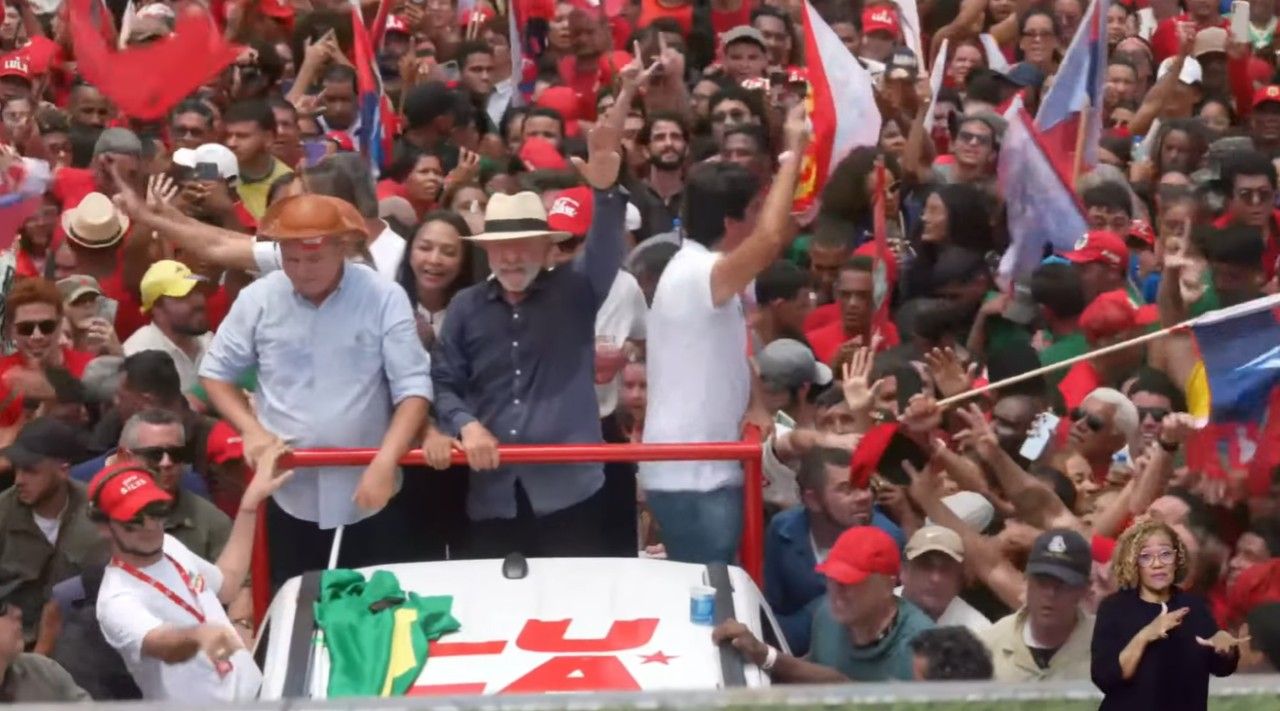 Presidente Lula (PT) em ato de campanha em São Luís, no Maranhão Reprodução YouTube.jpg