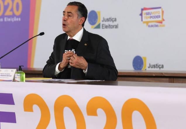 Presidente do TSE, Luis Roberto Barroso