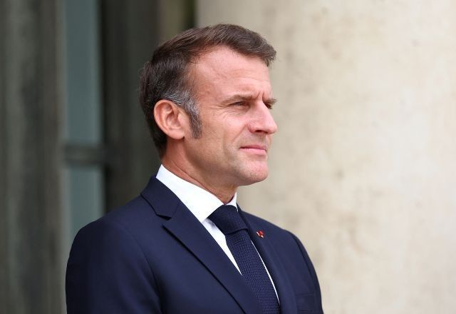 Presidente francês Emmanuel Macron em Paris | 23/7/2025/Reuters/Abdul Saboor