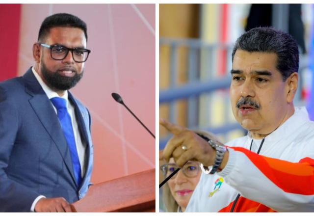 Presidentes da Guiana e Venezuela | Reprodução
