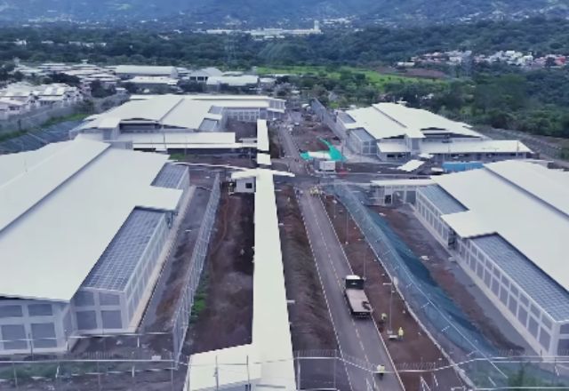 Megaprisão de segurança máxima na Costa Rica | Foto: Reprodução/Redes Sociais